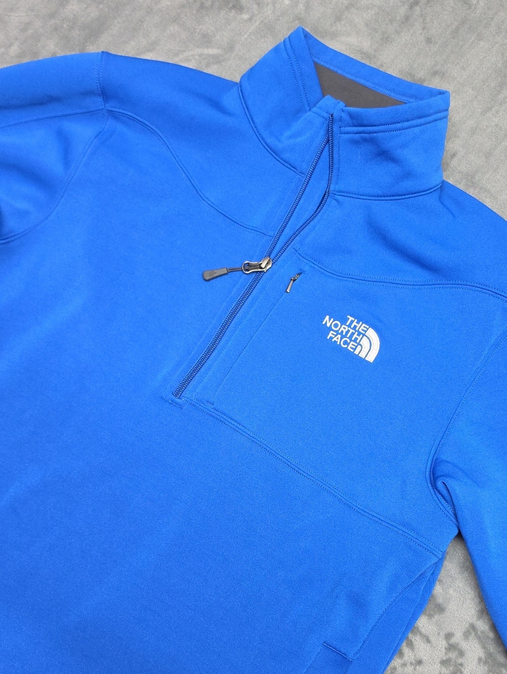 The North Face Men's Royal Blue Half-Zip Fleece Pullover